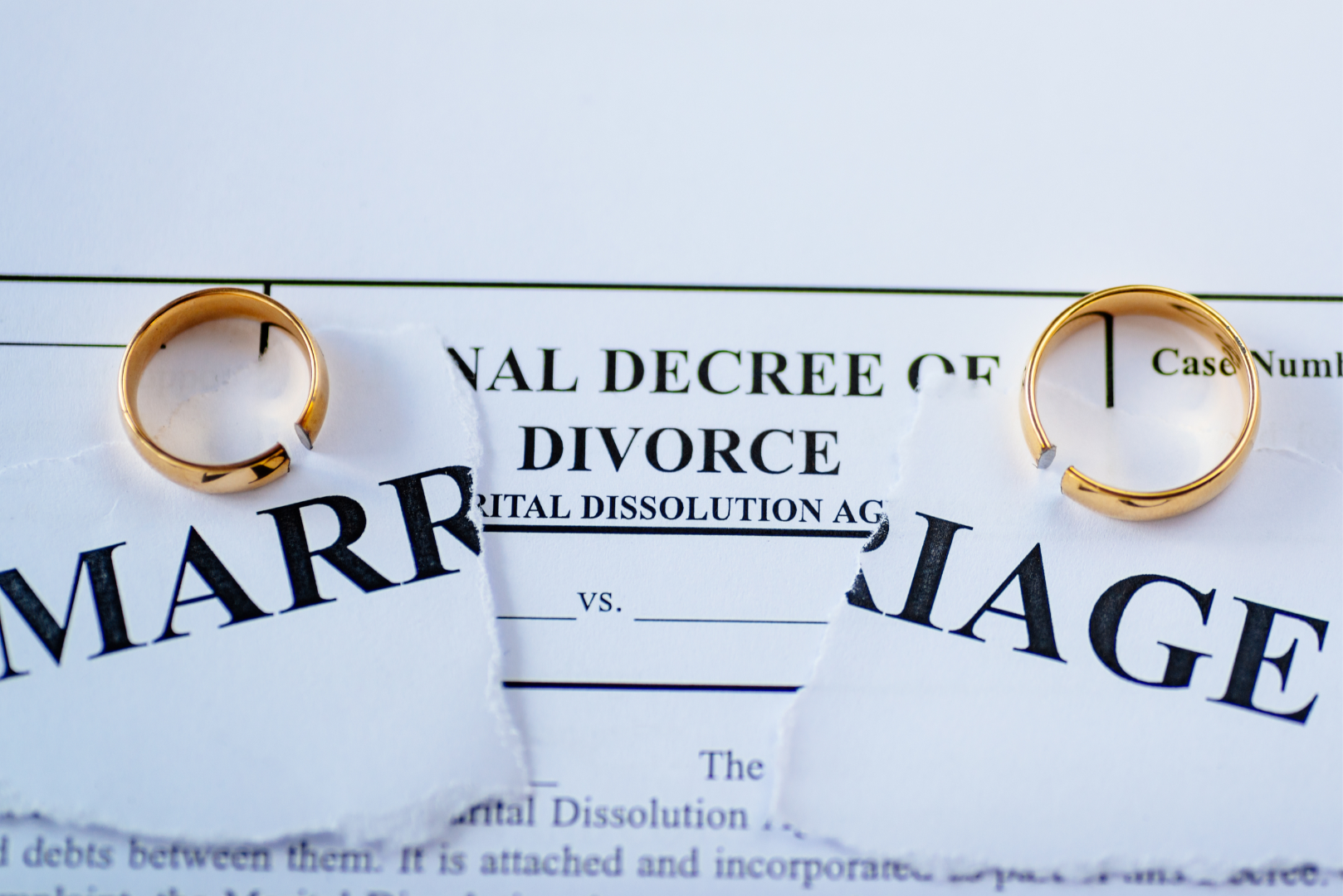 A gen z marriage torn up in a divorce